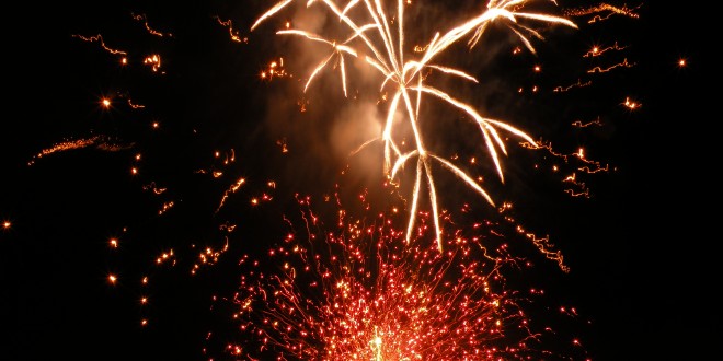 Feu d'artifice Nouvelle Zélande