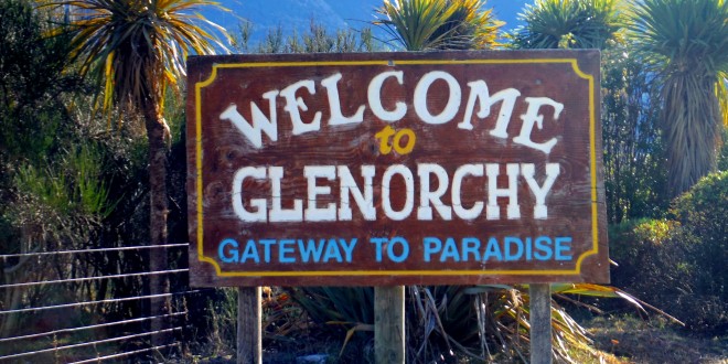 Panneau Glenorchy Nouvelle-Zélande