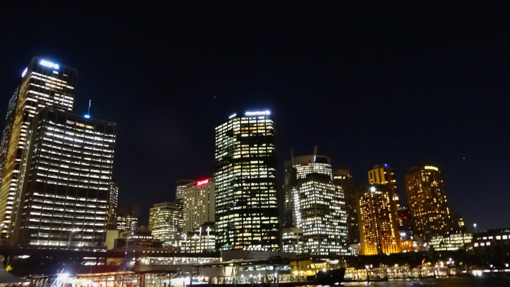Sydney de nuit © Vie d'Expat Sydney de nuit